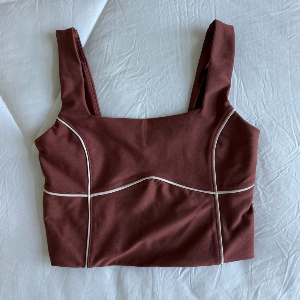 Abercrombie YPB Sculptlux Crop Tank/Bra